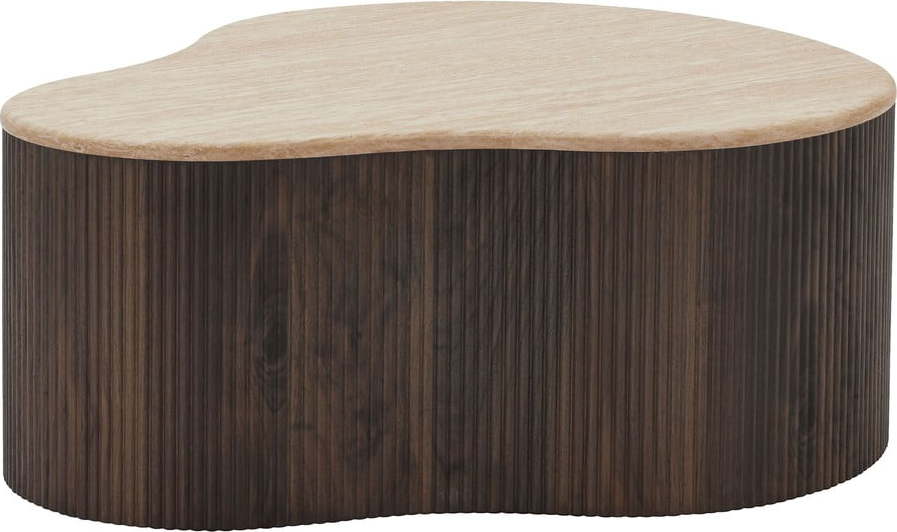 Tmavě hnědý konferenční stolek 75x84 cm Cadiz – House Nordic House Nordic