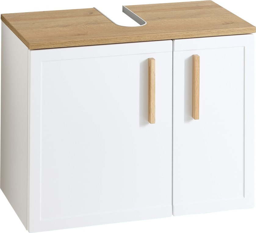 Bílá závěsná skříňka pod umyvadlo 65x60 cm Quickset 383 – Pelipal Pelipal
