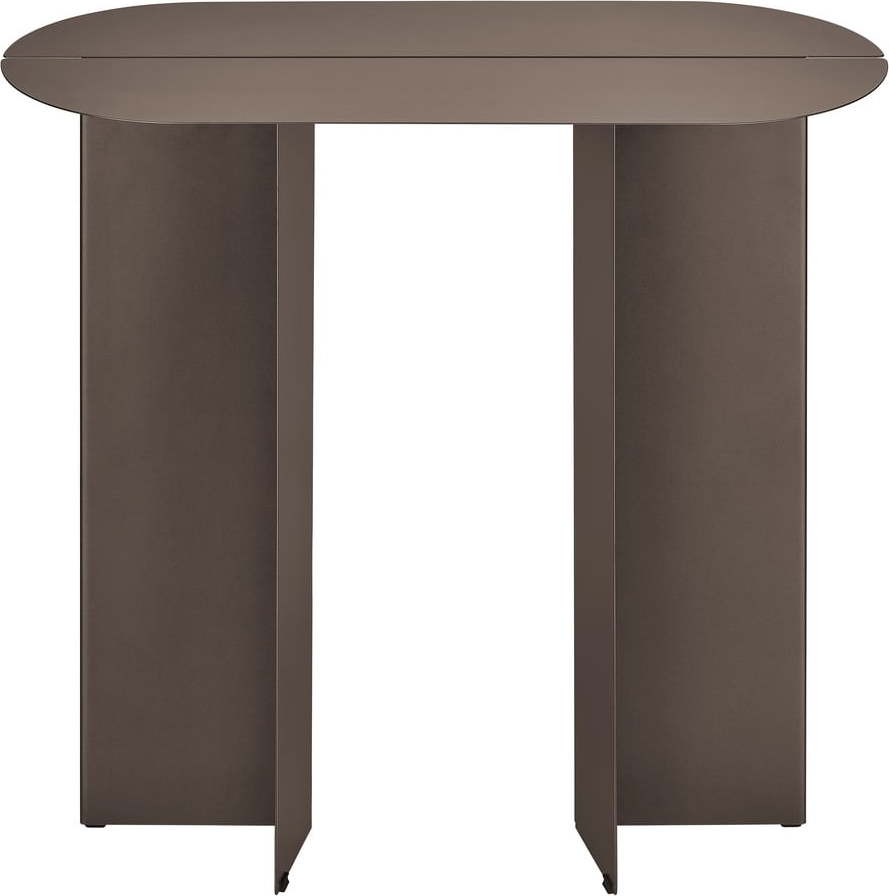 Hnědý ocelový konzolový stolek 35x80 cm Oru – Blomus Blomus