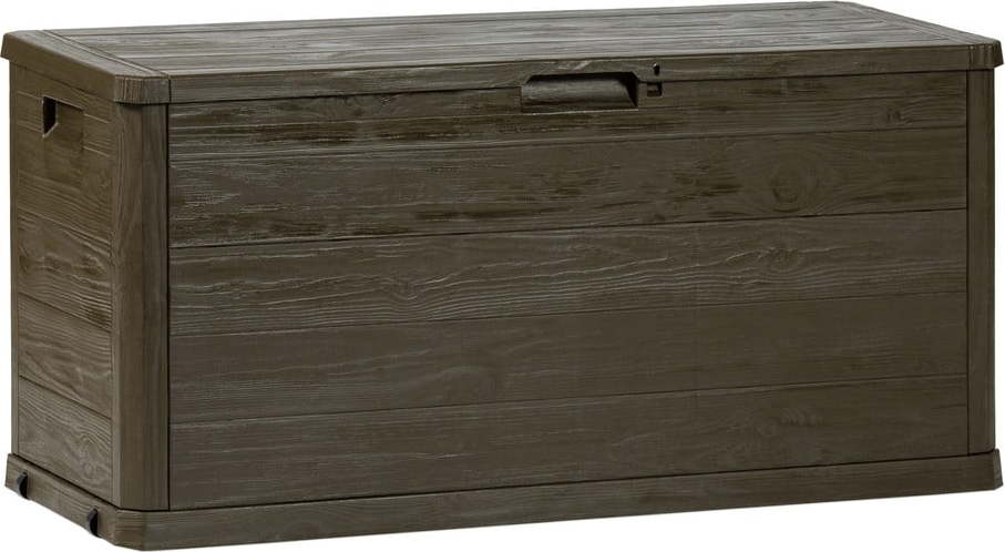 Hnědý zahradní úložný box Woodys – Toomax TOOMAX