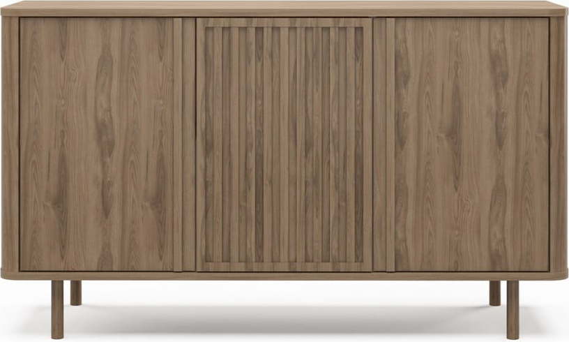 Komoda v dekoru dubu v přírodní barvě 138x80x40 cm Salma – Marckeric Marckeric