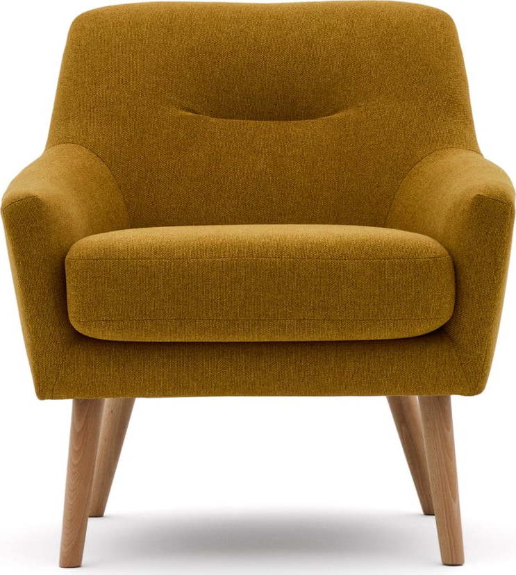Křeslo v hořčicové barvě Candela – Kave Home Kave Home