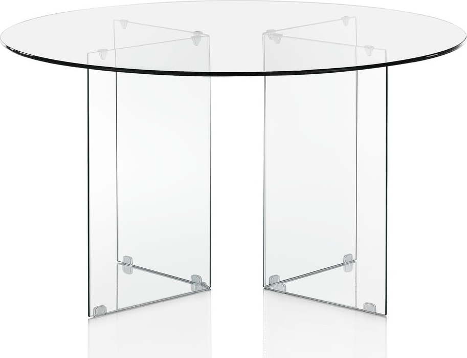 Skleněný kulatý jídelní stůl ø 50 cm Kaya – Tomasucci Tomasucci