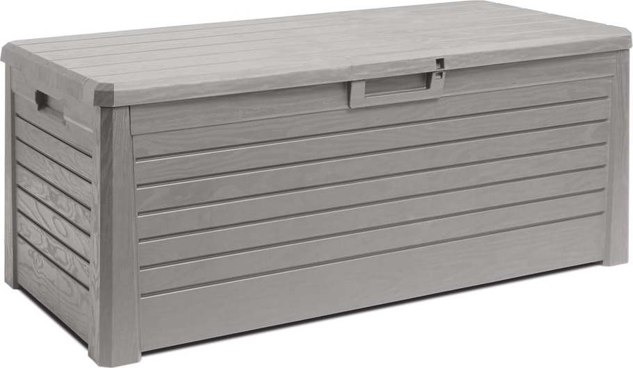 Světle šedý zahradní úložný box Florida – Toomax TOOMAX