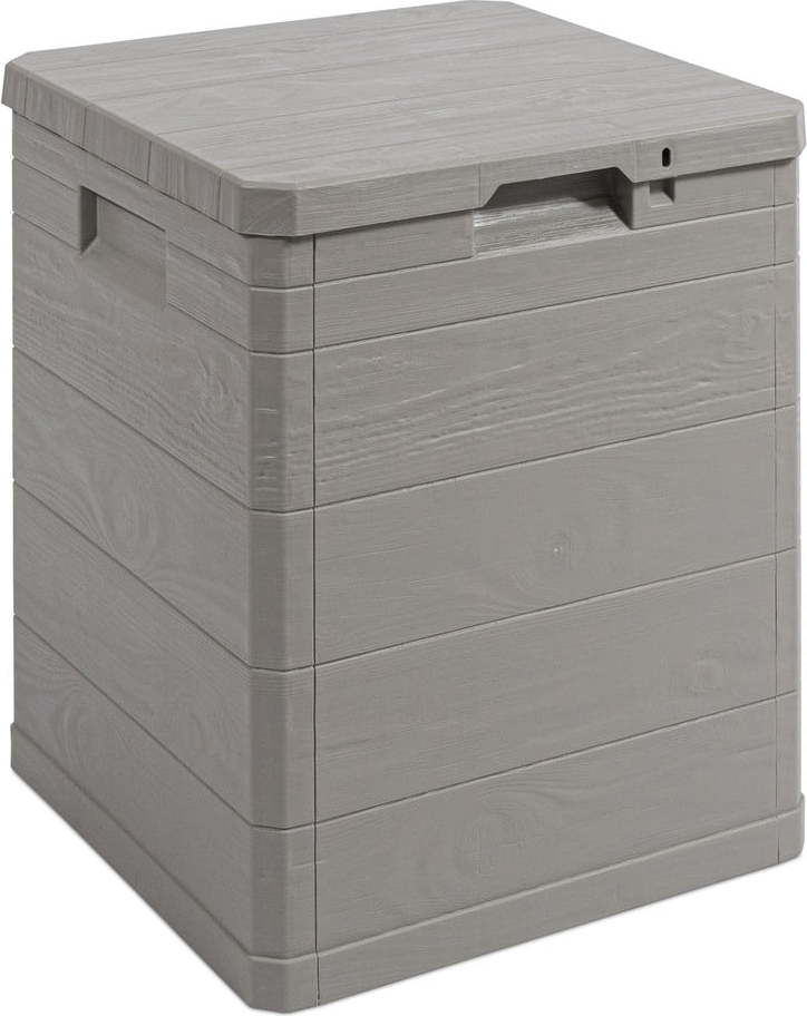 Světle šedý zahradní úložný box Woodys – Toomax TOOMAX