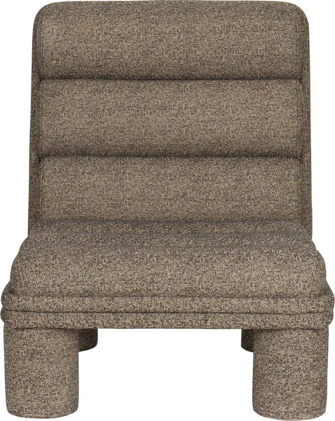 Taupe křeslo z textilie bouclé Fern – Dutchbone Dutchbone