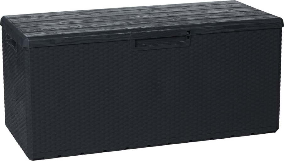 Tmavě šedý zahradní úložný box Portofino – Toomax TOOMAX