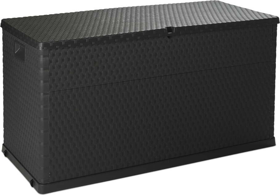 Tmavě šedý zahradní úložný box Rattan – Toomax TOOMAX