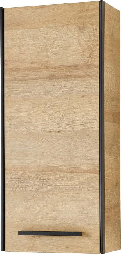 Závěsná koupelnová skříňka v dekoru dubu v přírodní barvě 70x30 cm Quickset 395 – Pelipal Pelipal