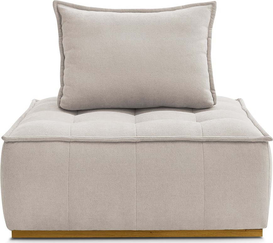 Béžové křeslo z textilie bouclé Elisa – Bobochic Paris Bobochic Paris