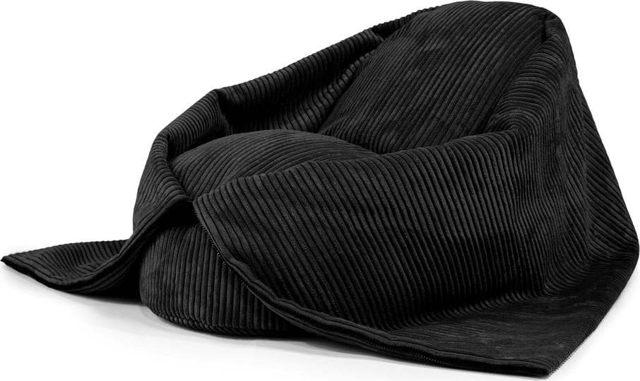 Černý manšestrový dětský sedací vak Cocoon 80 – SLOWDOWN SLOWDOWN