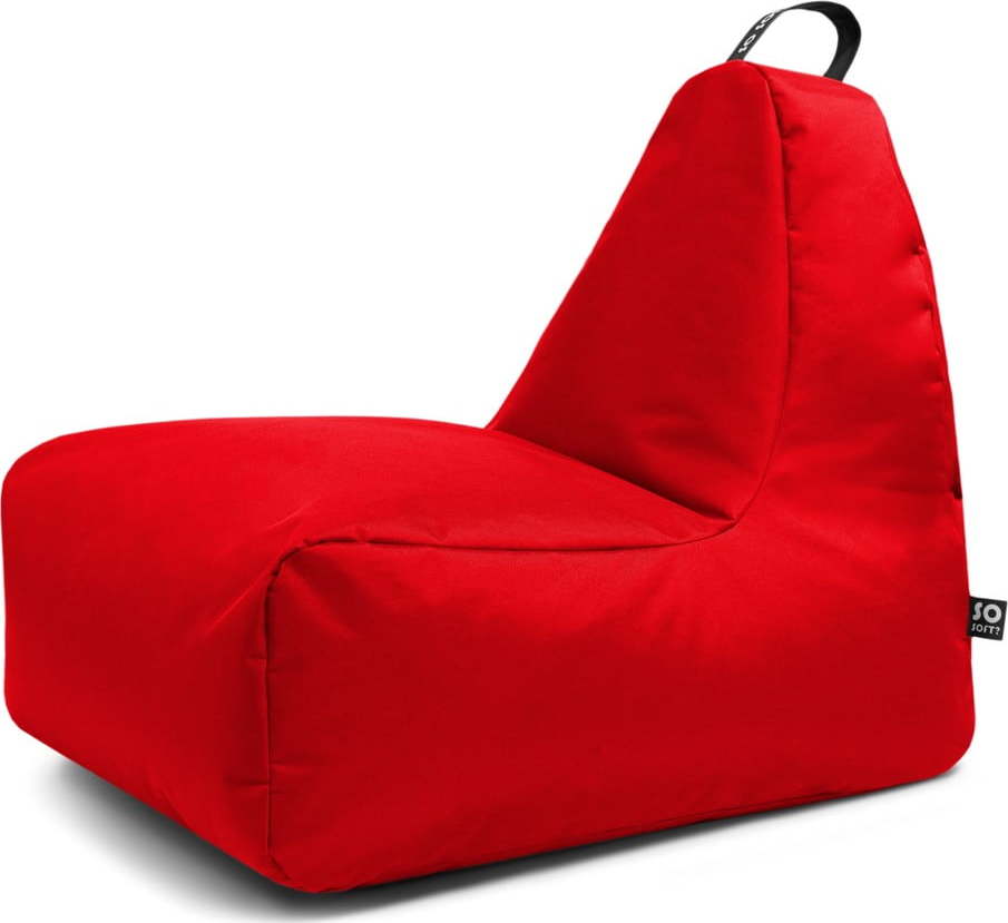 Červený dětský sedací vak Chill M – So Soft? So Soft?