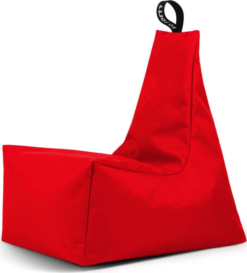 Červený dětský sedací vak Icy M – So Soft? So Soft?