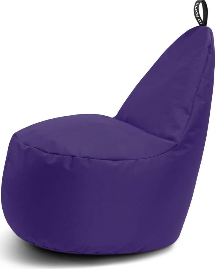 Fialový dětský sedací vak Lull M – So Soft? So Soft?