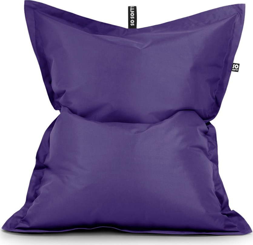 Fialový dětský sedací vak Pad M – So Soft? So Soft?