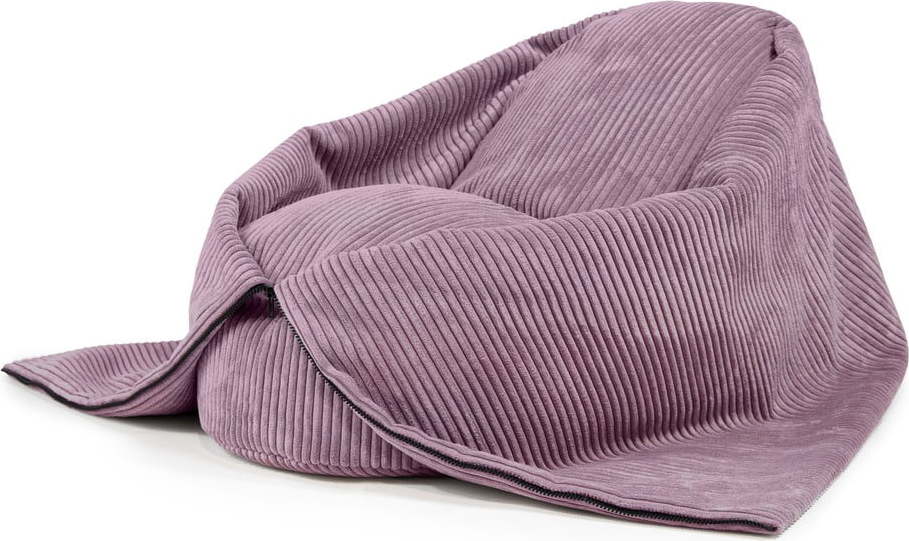 Fialový manšestrový dětský sedací vak Cocoon 80 – SLOWDOWN SLOWDOWN