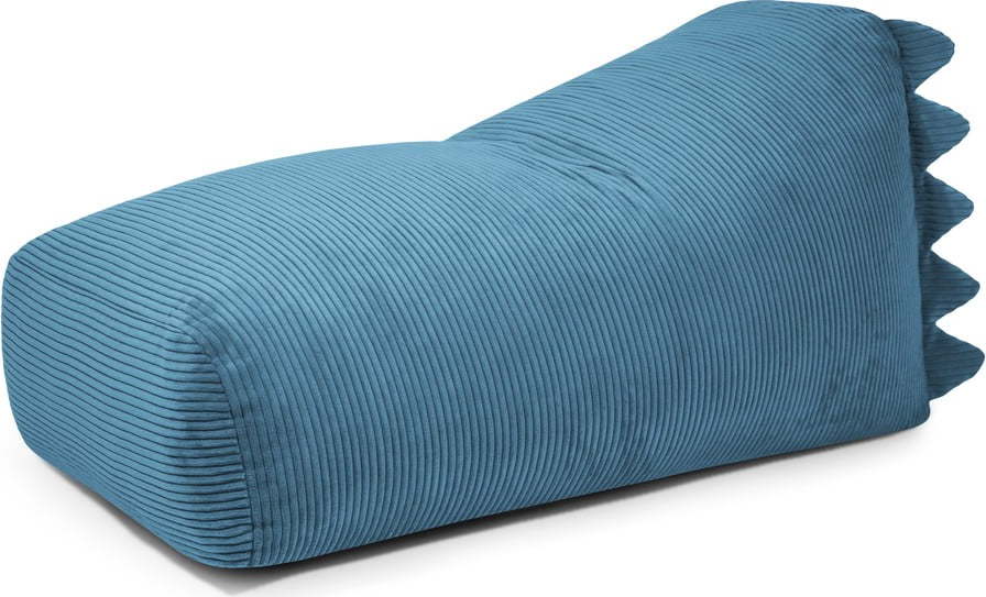 Modrý manšestrový dětský sedací vak Snug 130 Dragon – SLOWDOWN SLOWDOWN