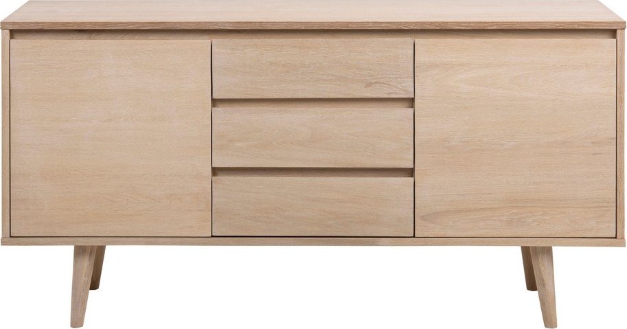 Nízká komoda v dekoru dubu v přírodní barvě 150x75 cm Nagano – Actona Actona