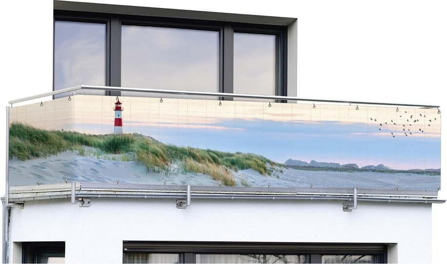 Plastová balkonová zástěna 500x85 cm North Sea Coast – Maximex Maximex
