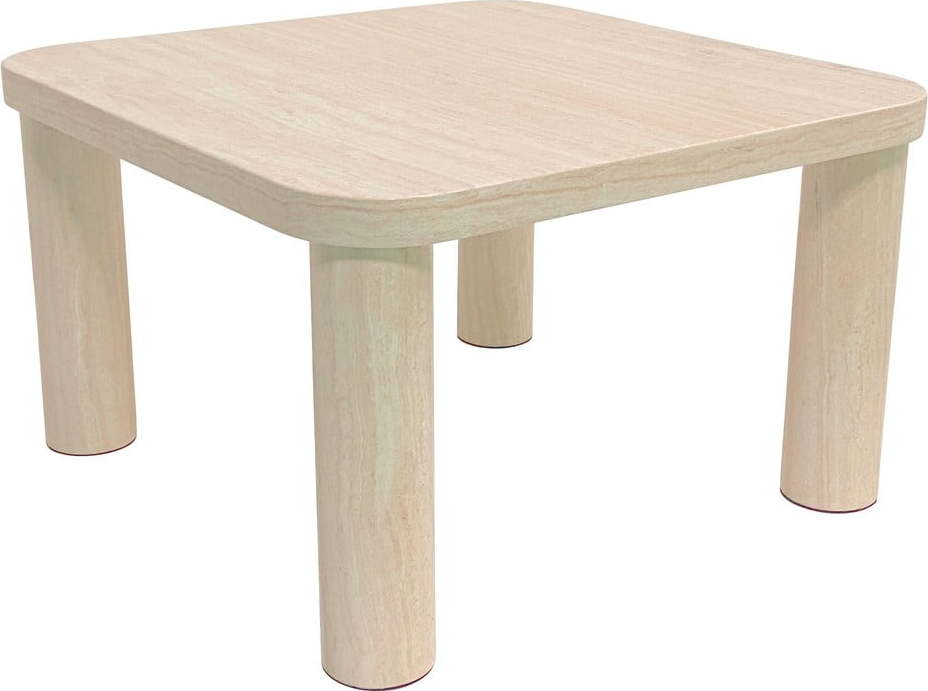 Světle šedý konferenční stolek v dekoru mramoru 60x60 cm Solano – Actona Actona
