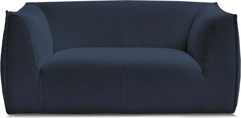 Tmavě modrá pohovka z textilie bouclé 170 cm Giorgia – Bobochic Paris Bobochic Paris