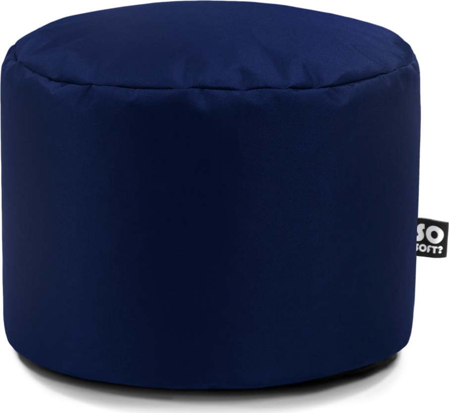 Tmavě modrý dětský sedací vak Dot M – So Soft? So Soft?