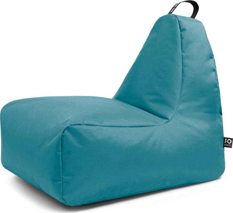 Tyrkysový dětský sedací vak Chill M – So Soft? So Soft?