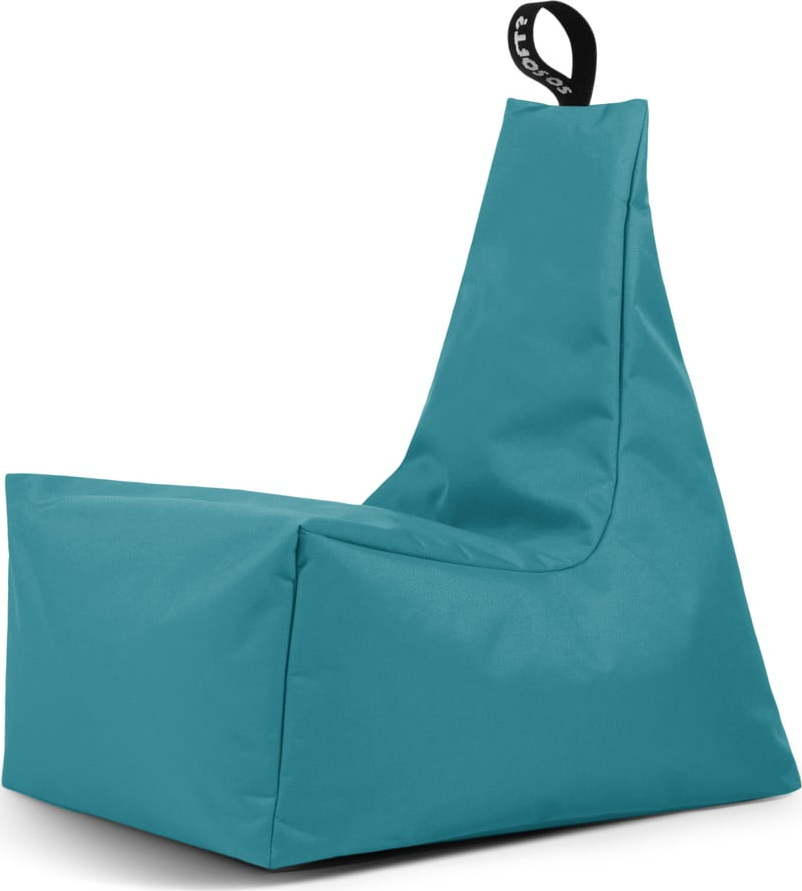 Tyrkysový dětský sedací vak Icy M – So Soft? So Soft?