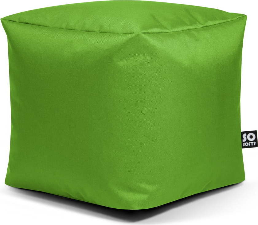 Zelený dětský sedací vak Cube M – So Soft? So Soft?