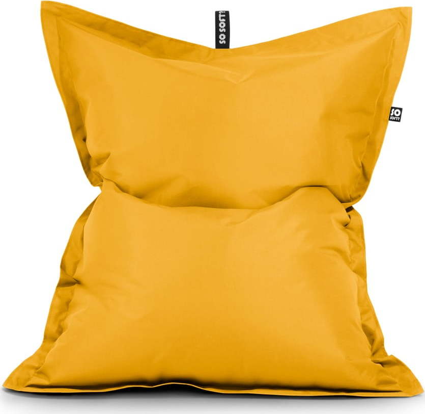 Žlutý dětský sedací vak Pad M – So Soft? So Soft?
