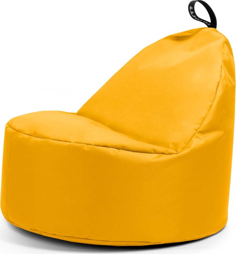 Žlutý dětský sedací vak Round M – So Soft? So Soft?